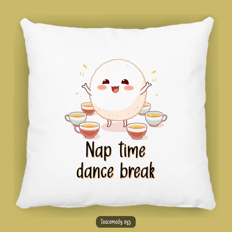 Funny Dancing Rice Ball Pillow: Cute & Comfy Accent for Your Couch