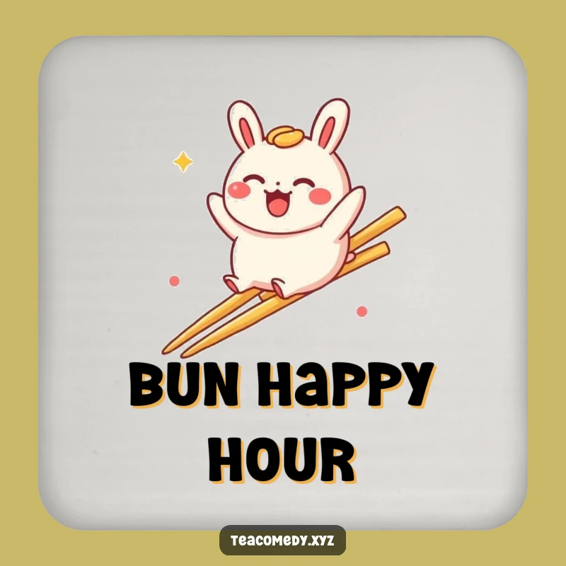 Funny Bao Bun Slide Drink Coaster: Protect Surfaces with Playful Charm