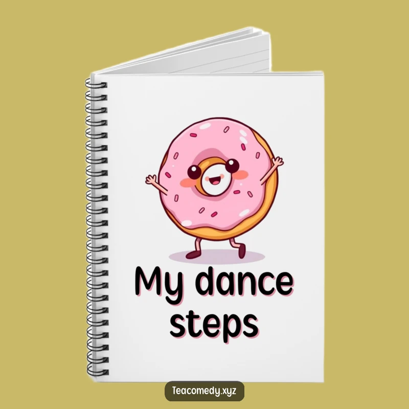 Funny Donut Salsa Dancer Notebook: Jot Down Your Moves, A Hilarious Journal for Ideas
