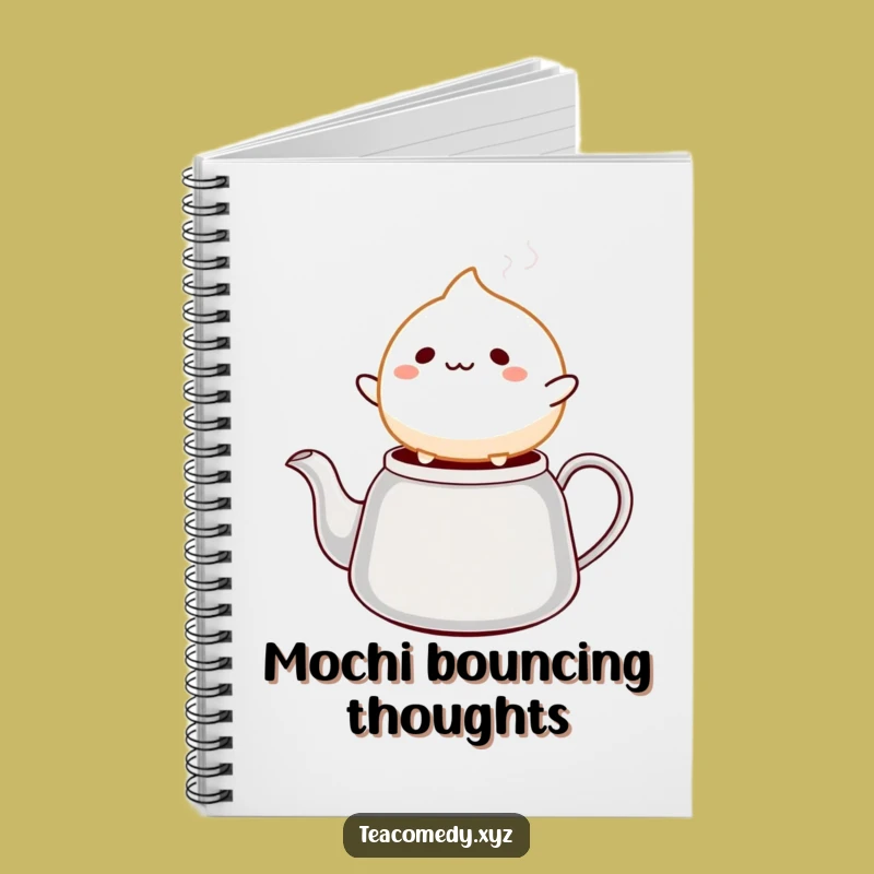 Funny Mochi Bounce Notebook: Jot Down Ideas with Joy