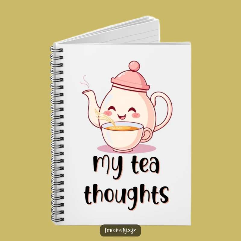 Funny Teapot Tea Journal: Hilarious Notebook for Tea Lovers